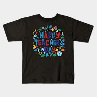 "Empowering Educators: Celebrating World Teachers' Day and Their Impact on Global Education" Kids T-Shirt